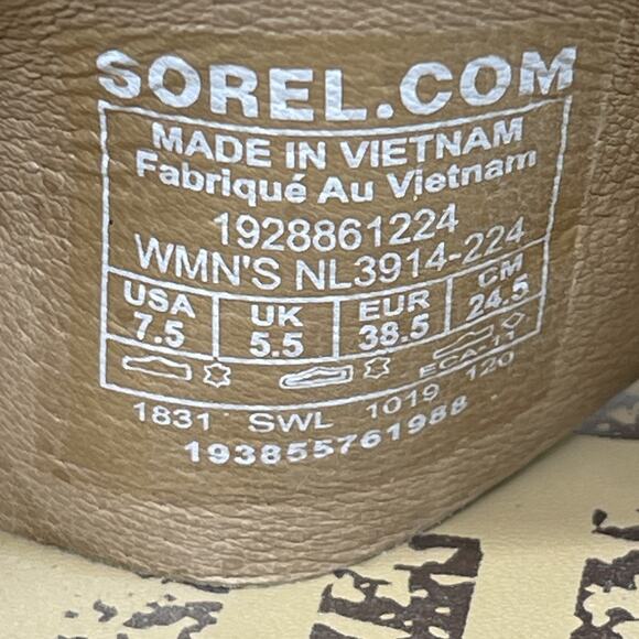 Sorel Ella II Sandals Womens Size 7.5 Leather Slip On Strappy Summer Casual Shoe - Picture 8 of 8